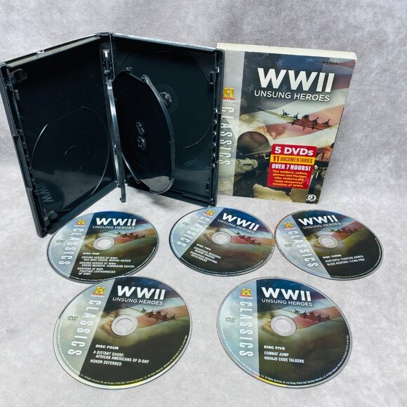 History Channel WWII DVD Set: Unsung Heroes & D-Days In The Pacific - Picture 3 of 7